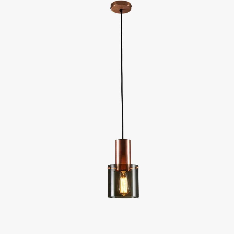lampes suspendues en verre design scandinave loft vintage industrielle
