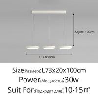lustre LED avec lampes modernes