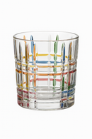 Lot 2 verres cristal design zecchin style gothique