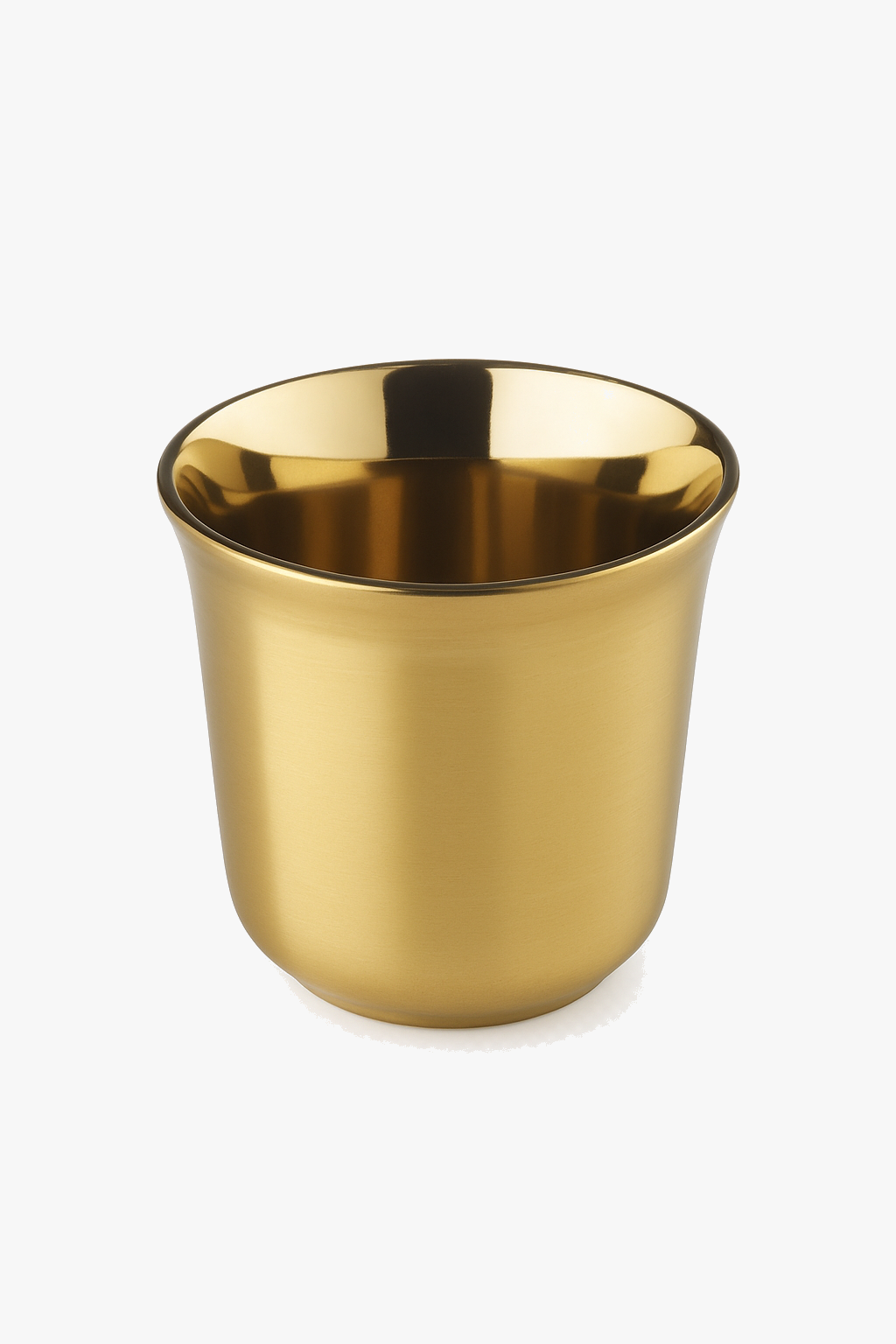 Lot 4 tasses expresso inox double paroi 80ml