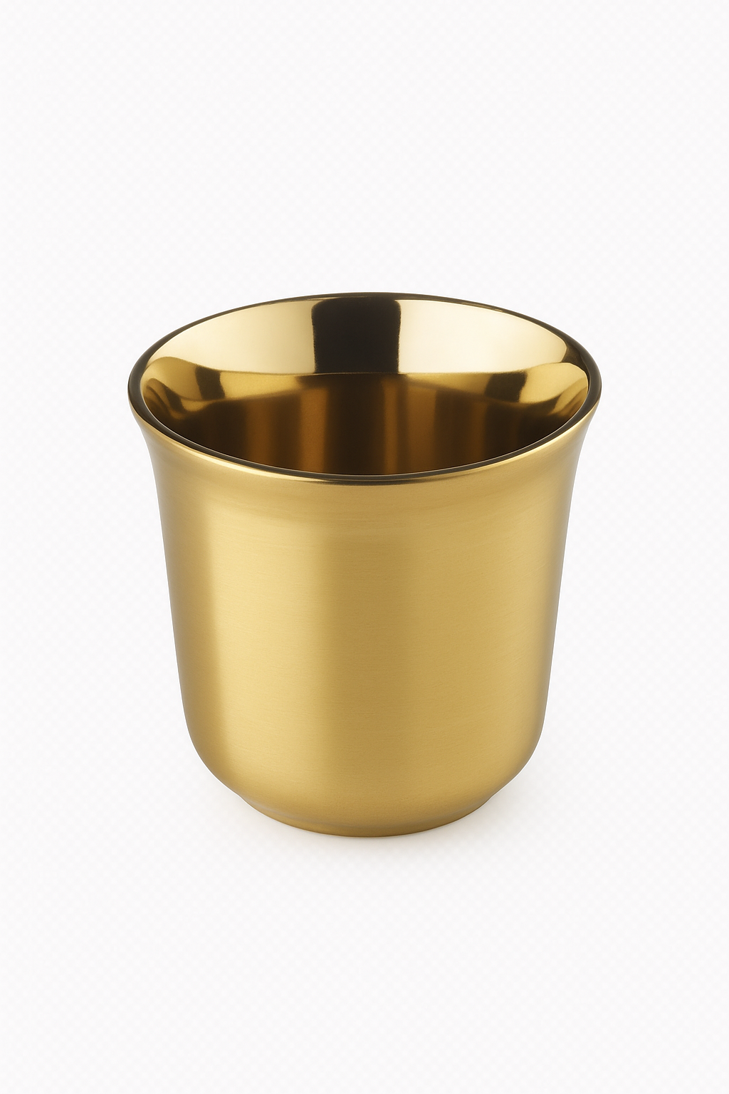Lot 4 tasses expresso inox double paroi 80ml - vue 2 sur 2