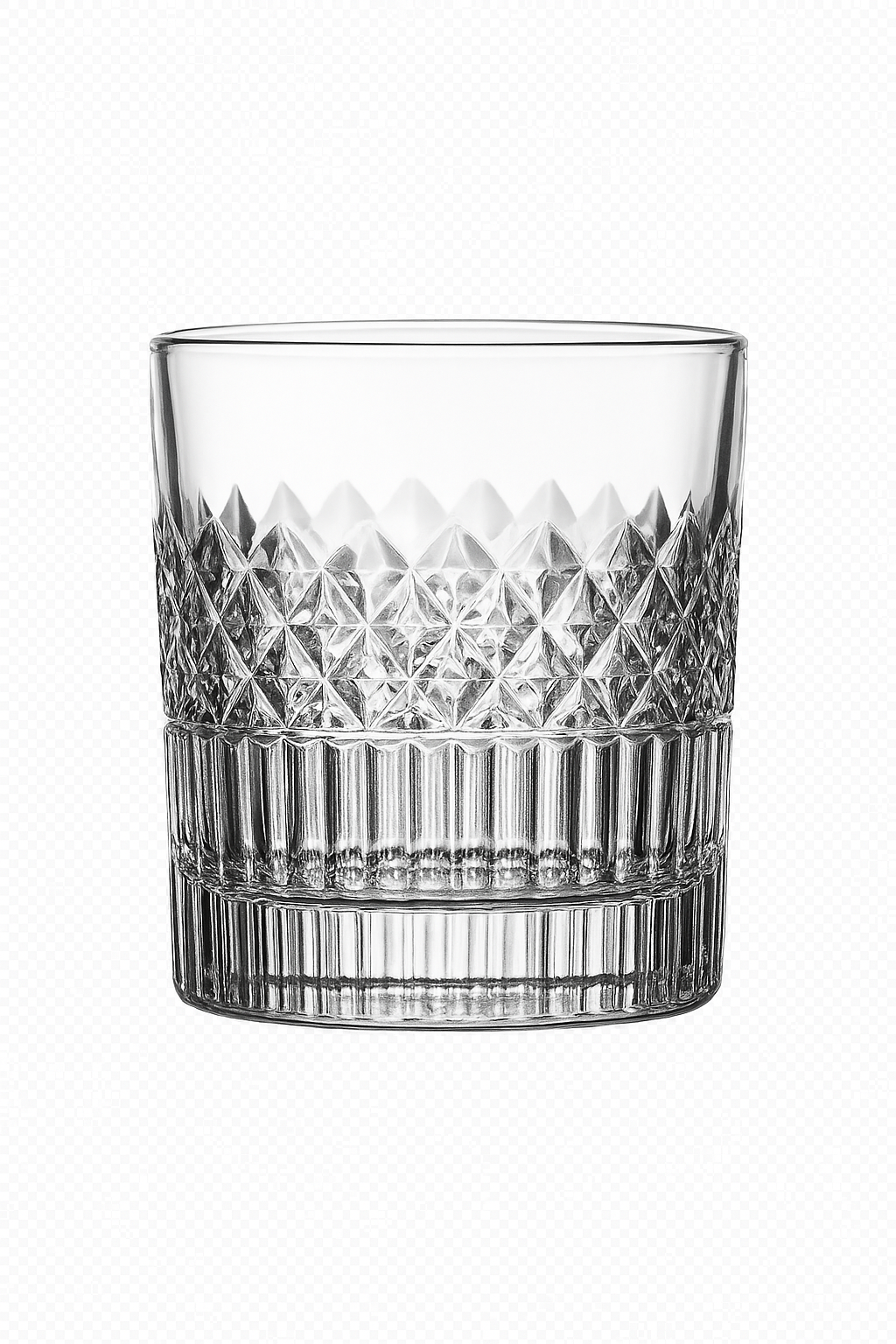 Lot 4 verres whisky old fashioned style classique - vue 2 sur 2