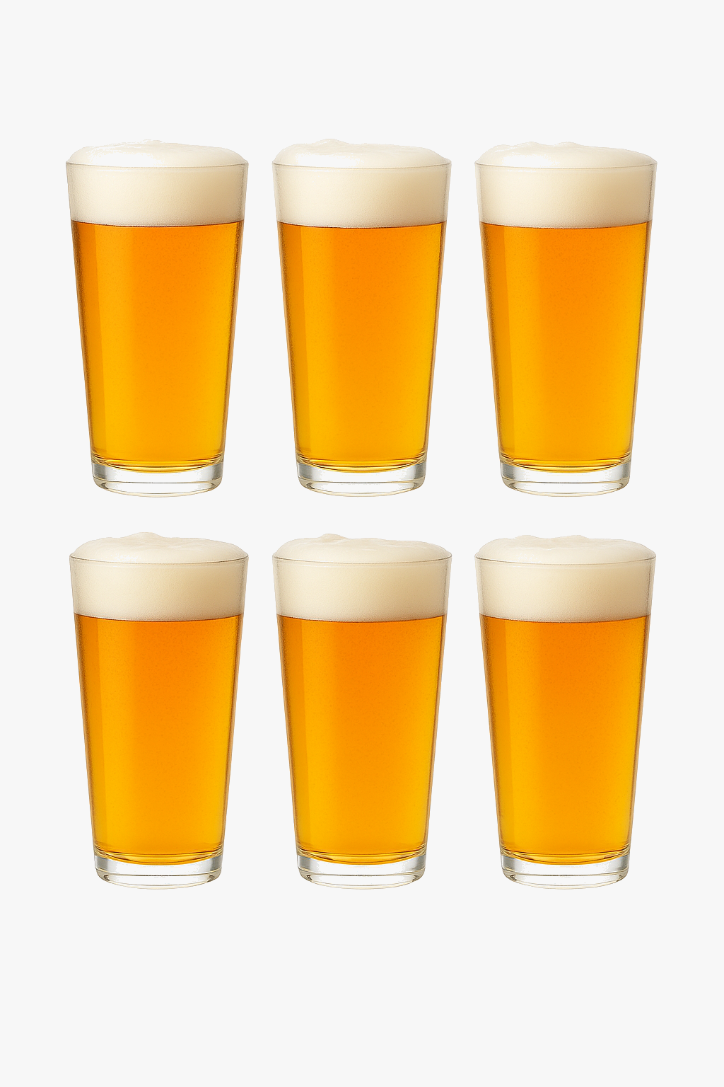 Lot 6 verres design rainuré multi boissons