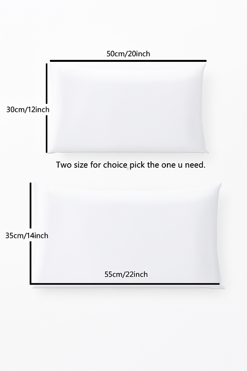 lot de 2 housses de coussin décoratives blanches rectangulaires
