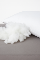 lot de 2 housses de coussin décoratives blanches rectangulaires