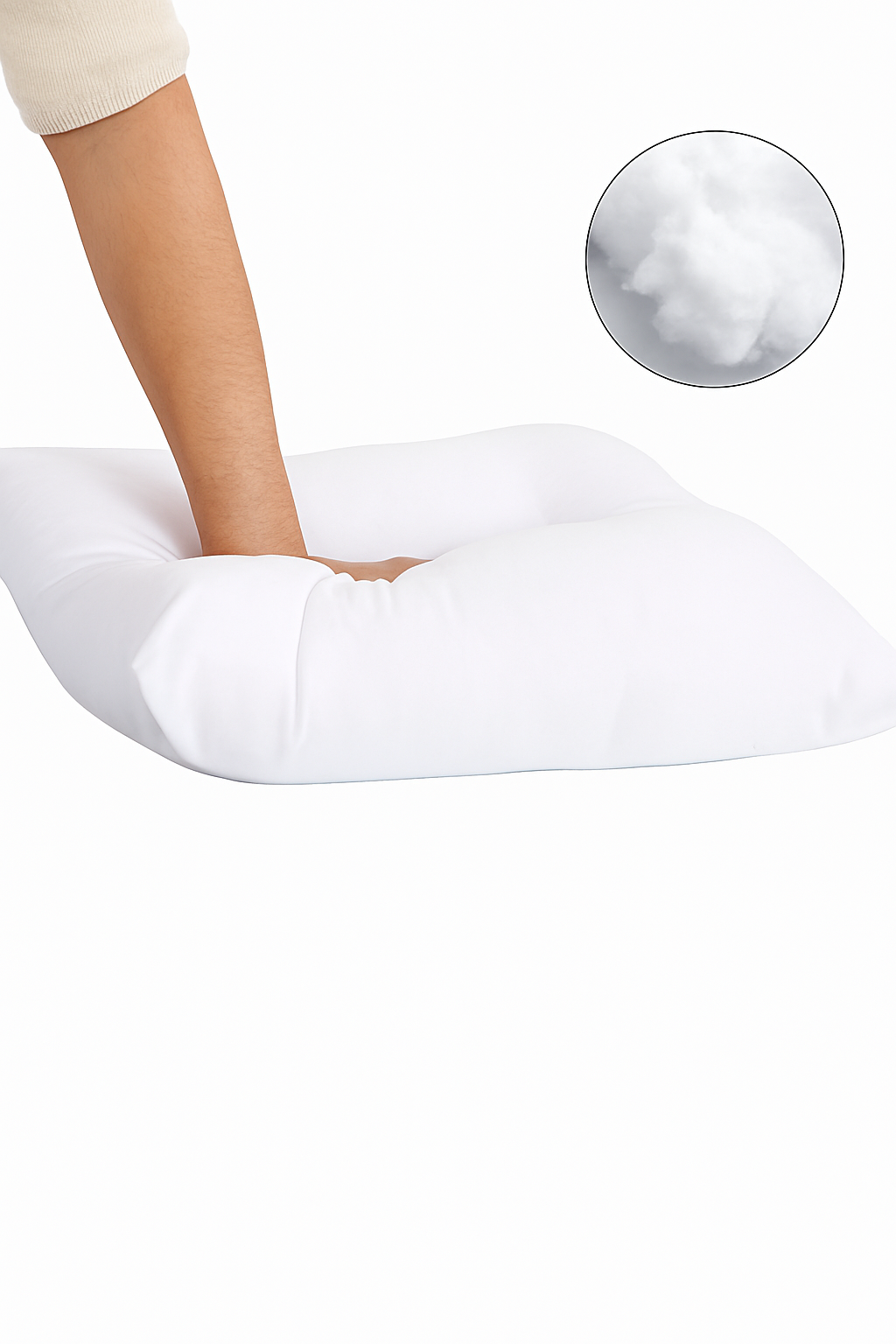 lot de 2 housses de coussin moelleuses et résistantes pour canapé - vue 3 sur 4