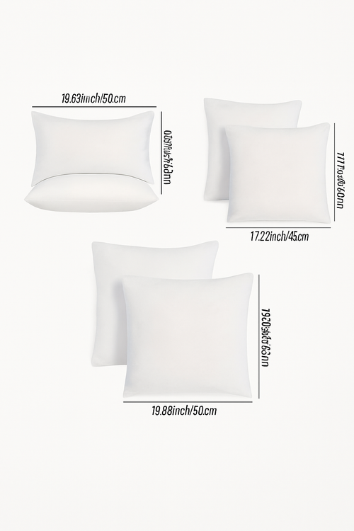 lot de 2 housses de coussin moelleuses et résistantes pour canapé