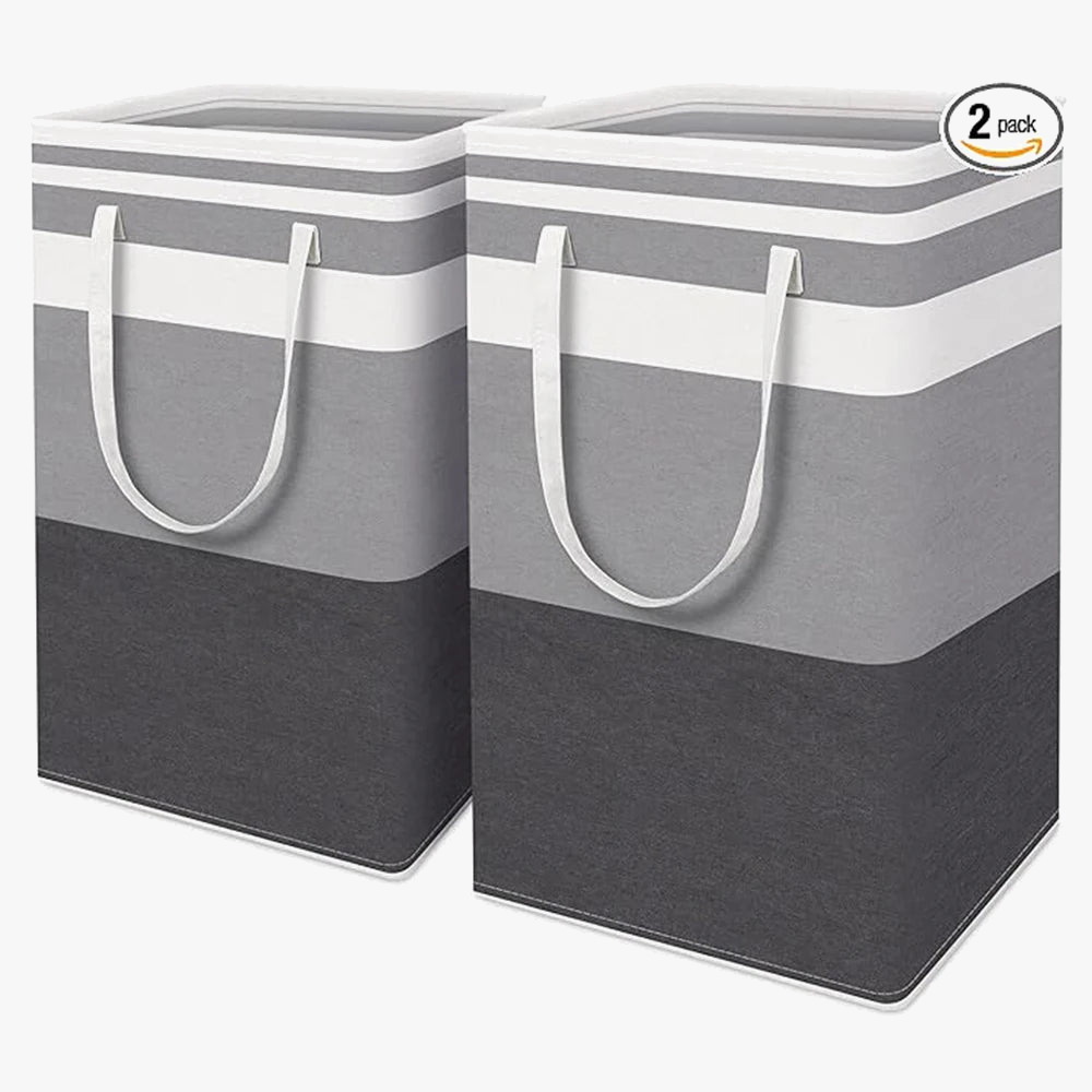 lot de 2 paniers à linge pliables et imperméables pour rangement