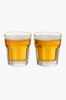 Lot de 2 petits verres cocktail transparents