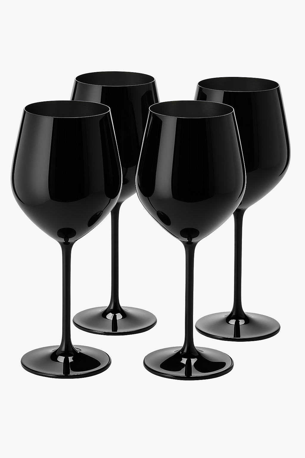 Lot de 4 verres cocktail acier inoxydable design