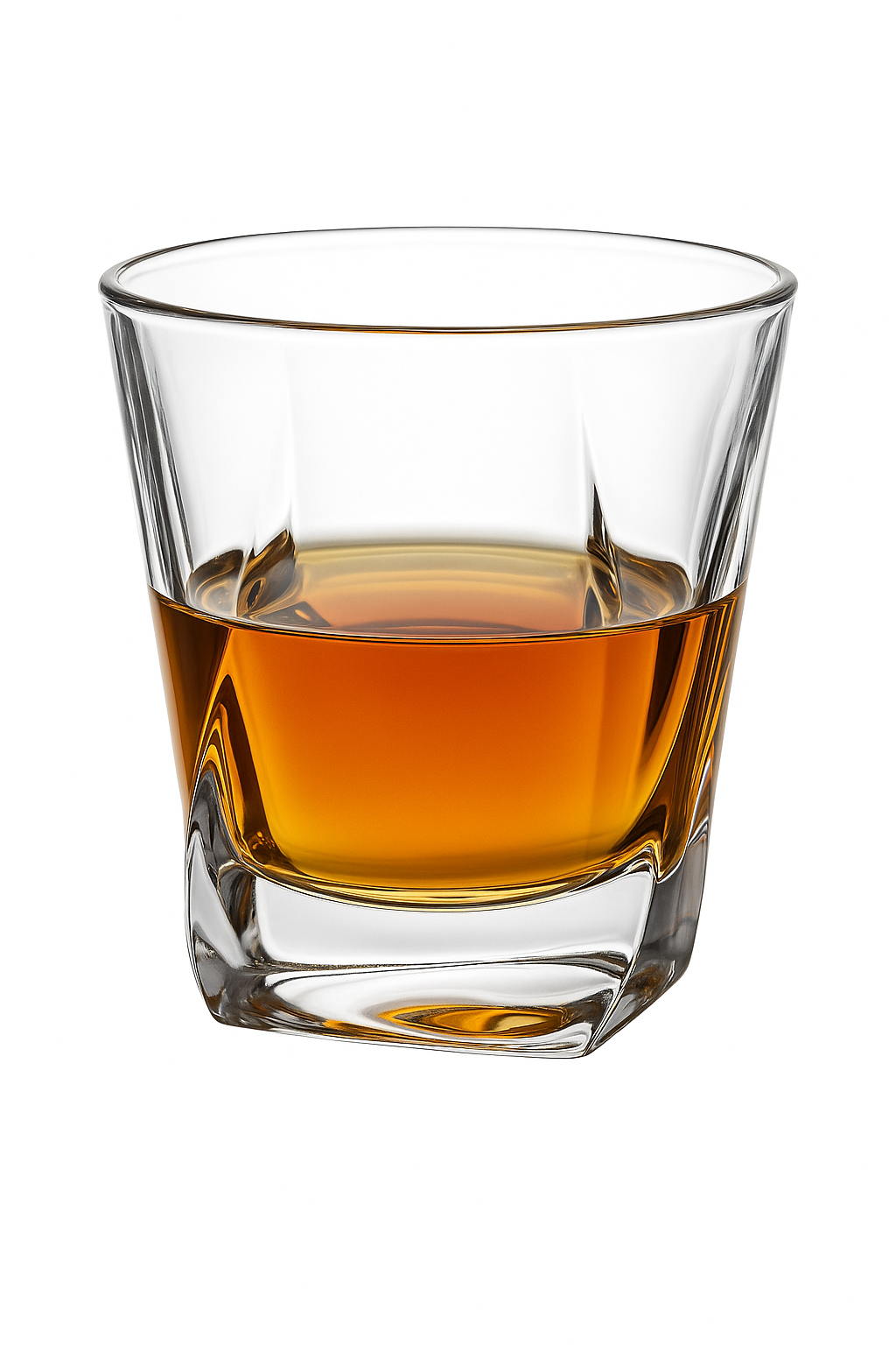 Lot de 4 verres whisky style cristal facette - vue 2 sur 2