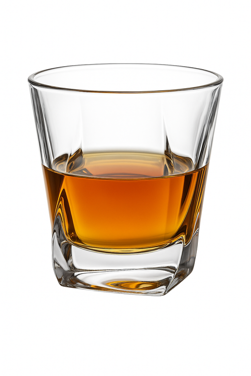 Lot de 4 verres whisky style cristal facette