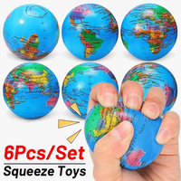 lot de 6 globes en mousse pour décompression jouet éducatif amusant
