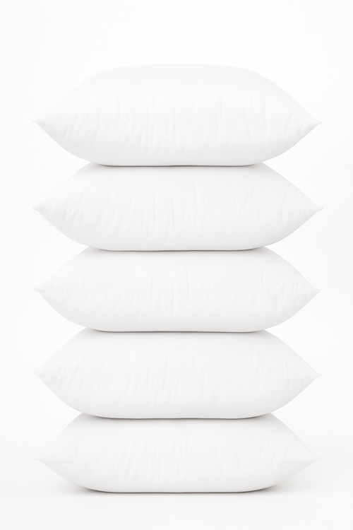 lot de housses de coussin blanches douces confortables 45x45 cm