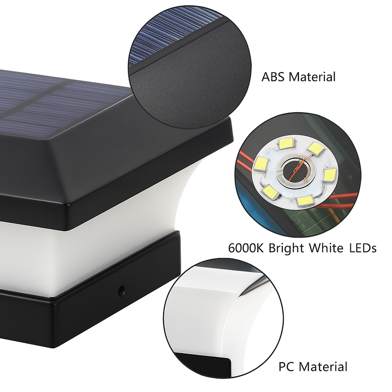 lot de lampes solaires d'extérieur à led étanches pour décoration jardin