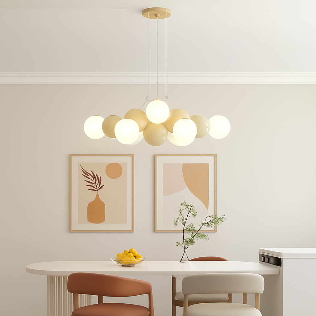 lustre 2023 style design italien pour restaurant - vue 5 sur 12