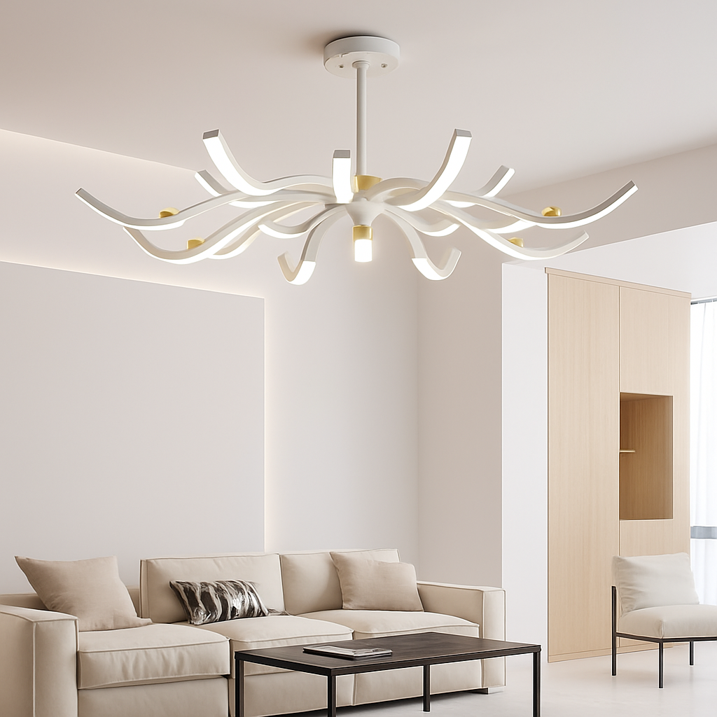lustre araignée réglable design créatif pour décoration intérieure - vue 3 sur 6