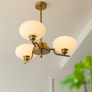 lustre bauhaus abat-jour en verre design art déco moderne