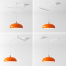 lustre à bras long rotatif réglable moderne pliable et rétractable