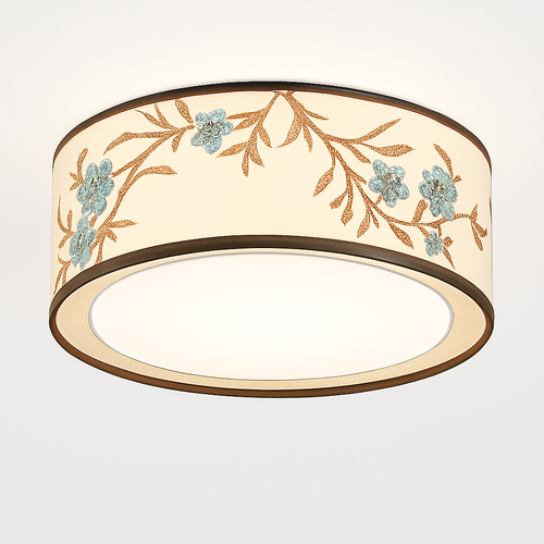 lustre chinois plafonnier chambre ronde Chinoiserie Luminaire Suspendu rétro maison salon étude Luminaire éclairage - vue 15 sur 17