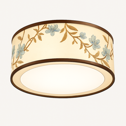 lustre chinois plafonnier chambre ronde Chinoiserie Luminaire Suspendu rétro maison salon étude Luminaire éclairage - vue 17 sur 17