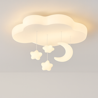 lustre créatif nuage blanc lune étoile pour enfants
