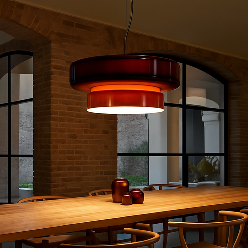 lustre design espagnol en verre pour intérieur moderne - vue 4 sur 8
