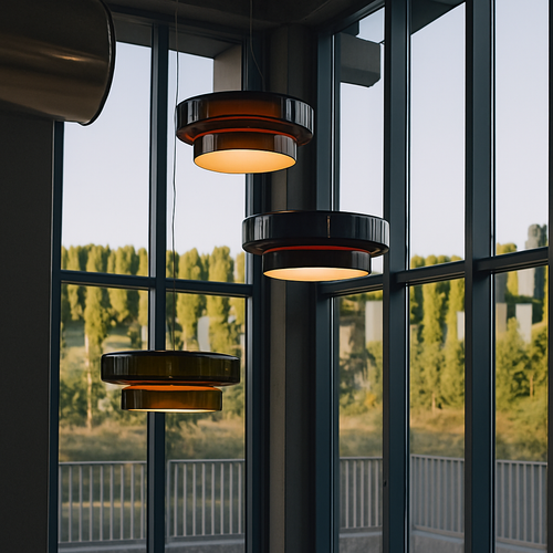 lustre design espagnol en verre pour intérieur moderne - vue 7 sur 8