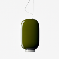 lustre design italien en verre pour bar et restaurant