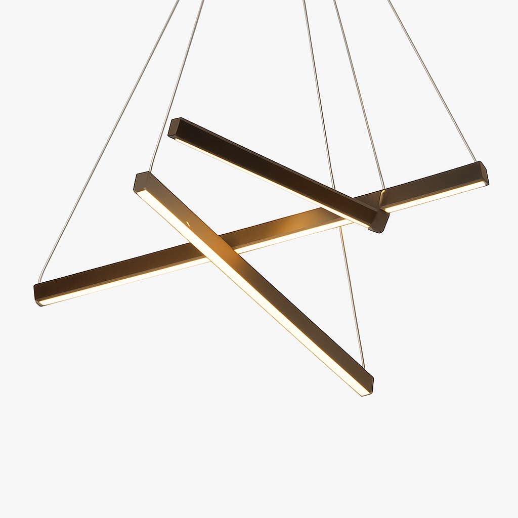 Lustre rectangulaire