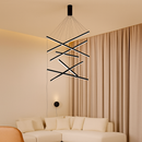 Lustre design LED barrettes lumineuses en métal Zillion