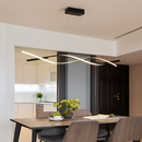 Lustre design LED en forme de vagues Callan
