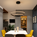 Lustre design à LED en spirale en aluminium Mooskolin