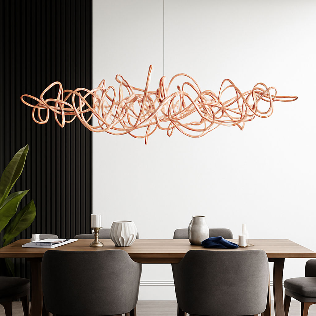 Lustre design à LED moderne Luxury - vue 6 sur 5