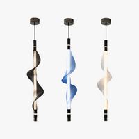lustre design led postmoderne en acrylique tendance 2024 éclairage suspendu