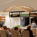 Creative wooden chandelier nordic minimalist wabi sabi style