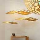 Creative wooden chandelier nordic minimalist wabi sabi style