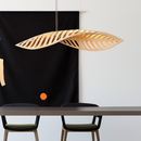 Creative wooden chandelier nordic minimalist wabi sabi style