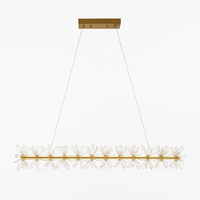 lustre en cristal design pour éclairage intérieur élégant