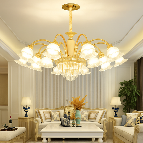 lustre en cristal lumineux pour hôtels et églises - vue 3 sur 16