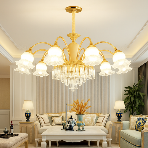lustre en cristal lumineux pour hôtels et églises - vue 12 sur 16