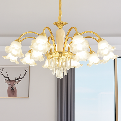 lustre en cristal lumineux pour hôtels et églises - vue 14 sur 16
