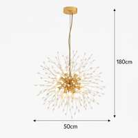 lustre en cristal moderne éclairage décoratif pour intérieur élégant