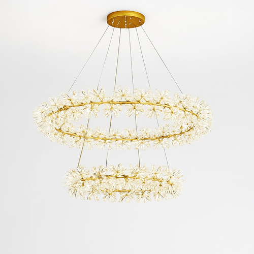 lustre en cristal moderne design créatif lumineux pour intérieur élégant