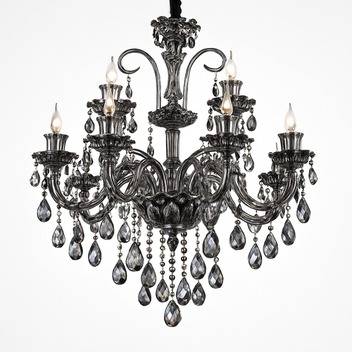lustre en cristal moderne pour éclairage d'ambiance élégante
