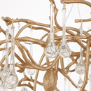 lustre en cristal rétro pour éclairage de luxe