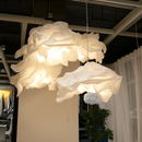 lustre en papier nuage pour décoration intérieure moderne et élégante