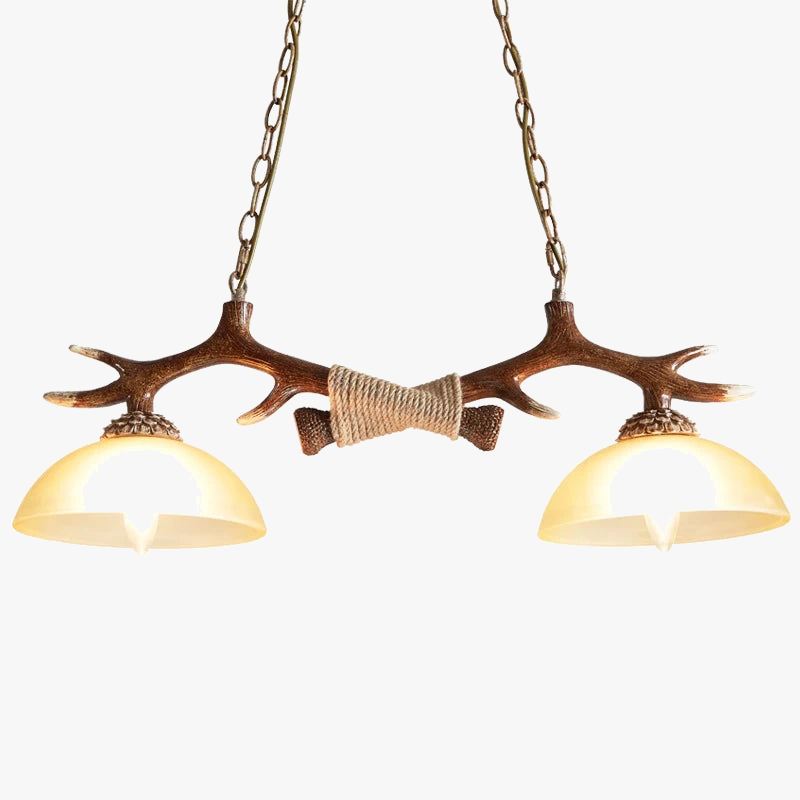 lustre en résine antique style nordique pour espace créatif