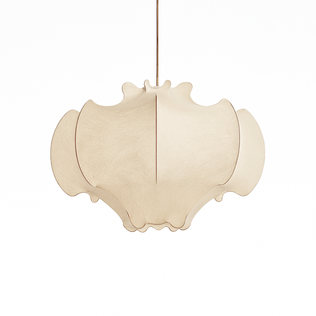 Nordic minimalist silk chandelier for modern décor - vue 6 sur 10