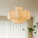 Nordic minimalist silk chandelier for modern décor